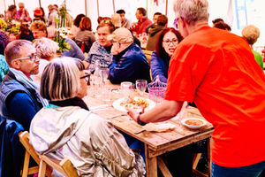 Long table dining at ALSO