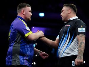 Supporting image for story: Ton average not enough for Luke Littler as Gerwyn Price claims title in Wigan