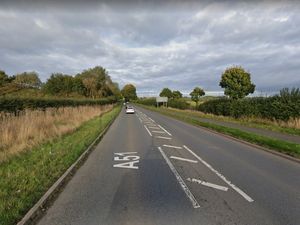 Supporting image for story: Road closed as fire crews work to rescue flock of sheep from flooded field