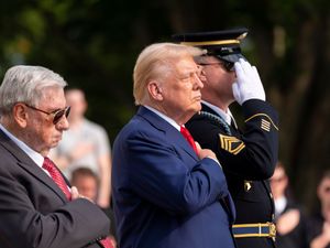 Supporting image for story: Cemetery official ‘pushed’ in Trump staff altercation will not press charges