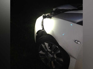 Supporting image for story: Armed police swoop near Newport as car rams officers' vehicle