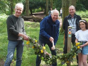 Supporting image for story: TV presenter Nick Owen helps officially open new walking route 