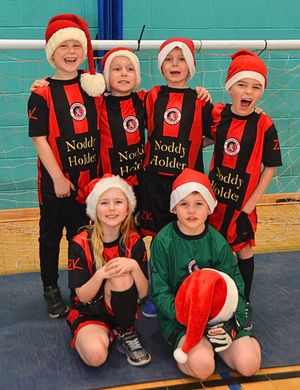 Spartans U7's in their new kit