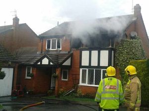Supporting image for story: House damaged in blaze near Wolverhampton