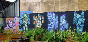 Steve's work in Pelham Street, Penn Fields, Wolverhampton.