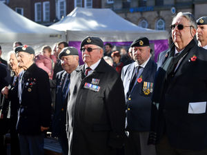 Supporting image for story: Armistice Day: Hundreds observe two-minute silence at poignant remembrance ceremony in town square