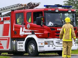 Supporting image for story: Car destroyed in Bridgnorth blaze