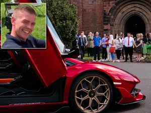 Supporting image for story: Hundreds turn out and Lambos roll up in stylish farewell to 'family man' Toby Jones