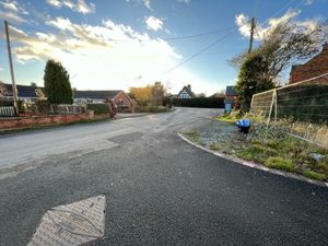 The building plot off Ellesmere Road in Tetchill. Picture: Rightmove and Halls Estate Agents.