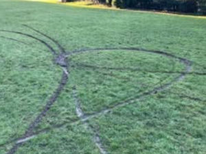 Supporting image for story: Community field in Much Wenlock torn up by 'antisocial and inconsiderate youths on mini-motorbikes'