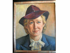 Supporting image for story: Shropshire sale of 'lost' Eva Braun portrait