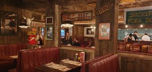 The restaurant was a comfortable and light place where people were made to feel welcome