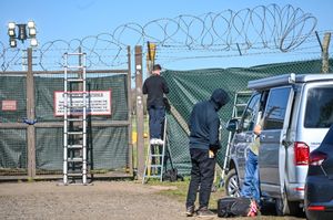 Marston Meysey, on the border of Wiltshire and Gloucestershire, is within walking distance of RAF Fairford, the base being used by the USAF to launch operations against Iran. 