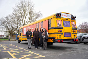 Supporting image for story: Big yellow bus brings NSCG to schools across the region