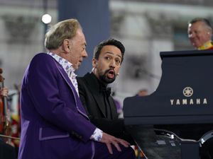 Supporting image for story: Hamilton’s Lin-Manuel Miranda performs King George III song in front of royals