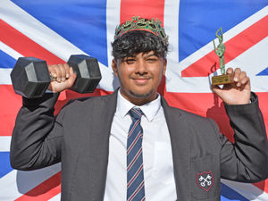 Supporting image for story: Wolverhampton schoolboy is strongest 15-year-old bench presser in the world