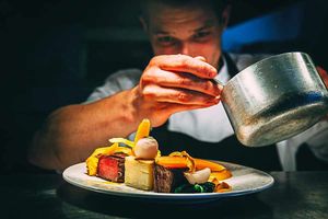 Head chef Richard Dixon, Colwall Park