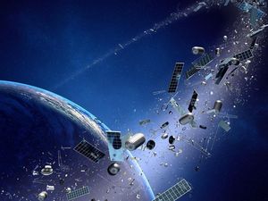Supporting image for story: China wants to shoot down space junk with giant lasers