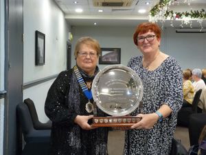 Supporting image for story: Trophy time for Wrockwardine Wood's history-makers