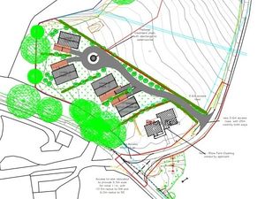Supporting image for story:  Plans for holiday chalets in Trelystan - have been resubmitted