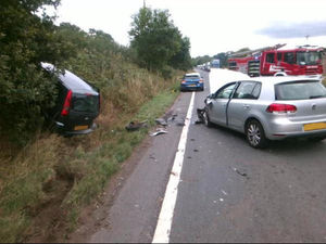 Supporting image for story: Two taken to hospital after A49 crash near Ludlow