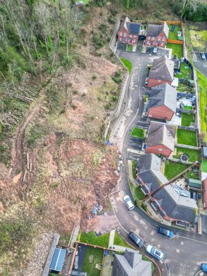 Residents in Haden Cross Drive in Cradley Heath are worried they could lose their homes because of a landslip. 