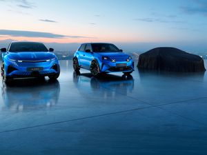 Supporting image for story: Alpine confirms electric A110 sports car and new halo V6 hybrid supercar