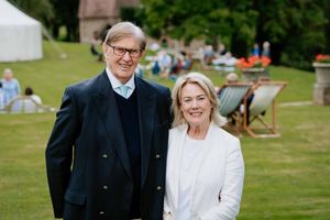 Sir Bill Cash with his wife Bridget Lee