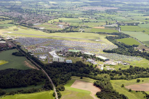 June 14, 2009, and the carparks are full as the show begins