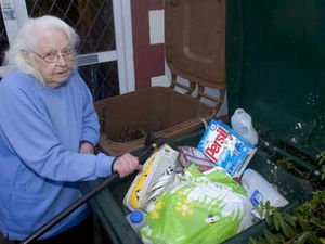 Supporting image for story: Widow had bin last emptied in November