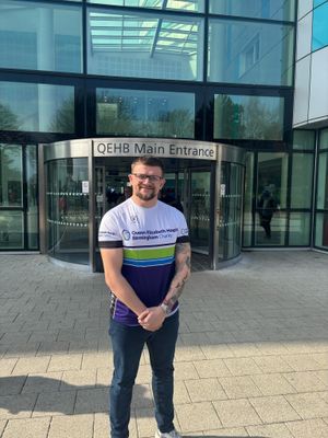 Jake Hayden-Wright - property and land manager at the Queen Elizabeth Hospital in Birmingham