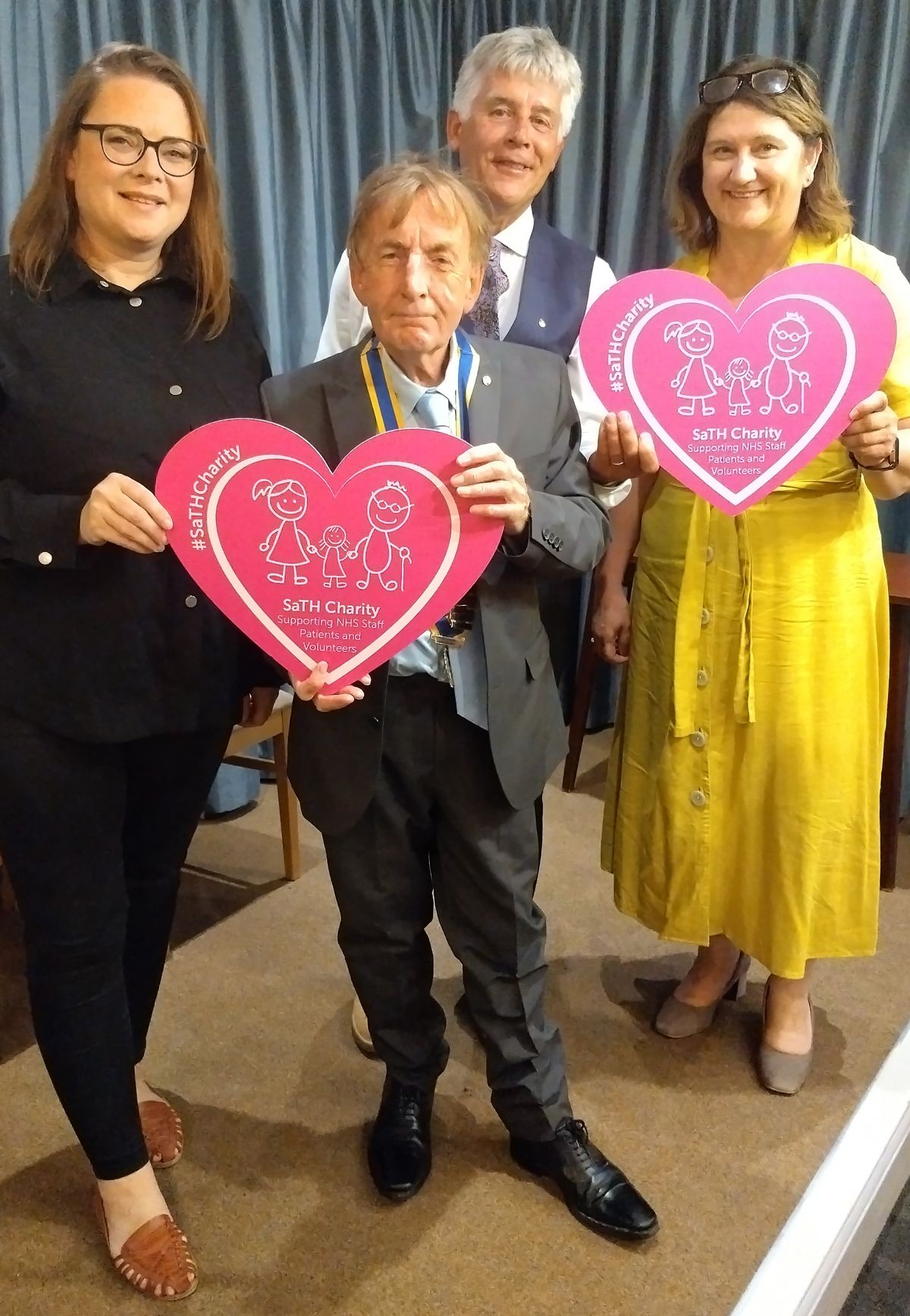 Two RSH Sky Garden visitors to Rotary presidents last meeting