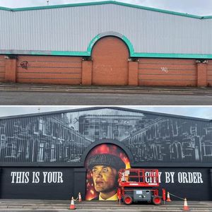 Mr Murals shared this before and after - what do you think? | Mr Murals