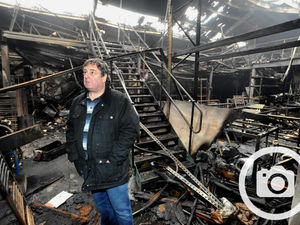 Supporting image for story: Thirty firefighters tackle Wednesfield factory blaze
