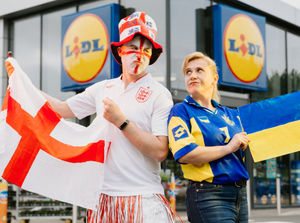 Supporting image for story: Rivalry in store as footy fans get a Lidl excited for England v Ukraine 