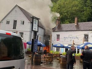 Supporting image for story: Ironbridge pub forced to close by 'freak' fire promises to 'rise from the ashes'