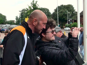 Supporting image for story: Watch Walter Zenga get a round of applause from Wolves fans as he poses for selfies