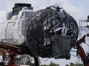 Supporting image for story: Glastonbury fans ready to have ‘minds blown’ by Arcadia’s flaming dragonfly