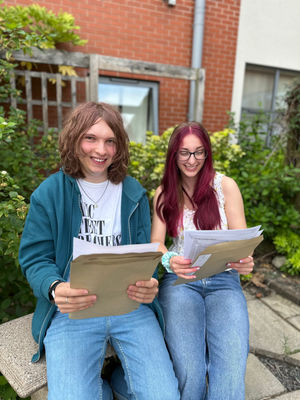 There was excitement among students as they received their results