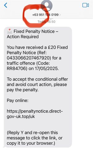 The scam text message sent to a Shropshire resident. Picture: West Mercia Police.