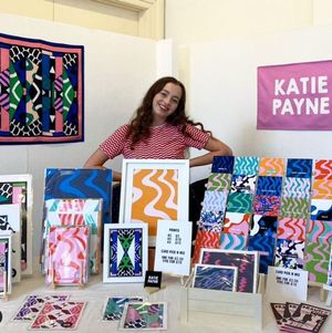 One of the exhibitors Katie Payne