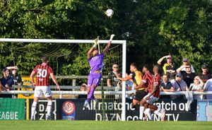 Action from Walsall's pre-season opener with Leamington