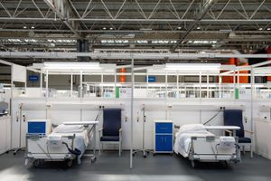 Inside the NEC Nightingale Hospital