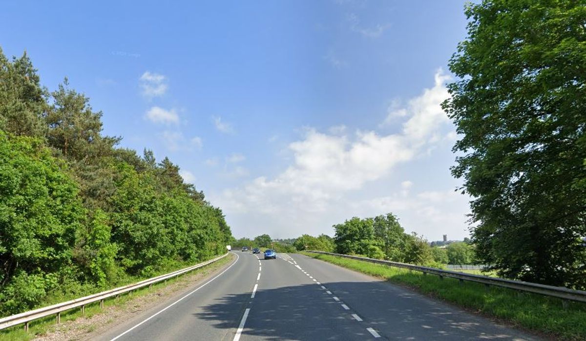 Traffic stopped after two-vehicle crash on A49 near Ludlow