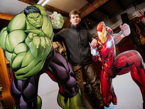 Supporting image for story: Earth's mightiest Marvel heroes make a surprise appearance at Bridgnorth antiques centre