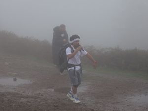 He faced tough weather conditions. Picture: Krisography