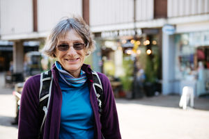 Vox on Truss and Economy. In Picture: Chris Hulme from Shrewsbury.