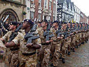 Supporting image for story: Duke's farewell to regiment