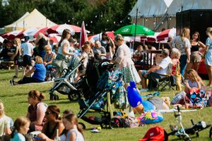 Plenty of families turned out in support