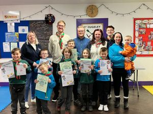 MP recognises achievements at 1st Rugeley Scout group.